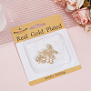 8Pcs 8 Styles Brass Pendants KK-BBC0021-42-7