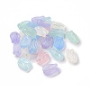 Transparent Frosted Acrylic Beads OACR-P013-38M-1
