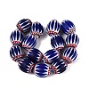 Handmade Millefiori Glass Barrel Beads LA-N002-18D-2
