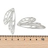 304 Stainless Steel Pendants LS-STAS-WH0033-06P-4