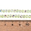 Transparent Glass Beads Strands EGLA-N016-4mm-07-4