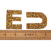 Alphabet Rhinestone Patches FW-TAC0001-01F-19