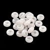 Natural White Jade European Beads G-R488-02H-2