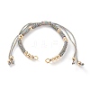 Adjustable Polyester Braided Cord Bracelet Making AJEW-JB00892-07-1