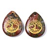 Natural Unakite Pendants G-T122-71D-2