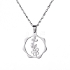 Non-Tarnish 304 Stainless Steel Pendant Necklaces PW-WG57218-01-1