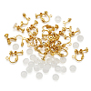 Brass Clip on Earring Findings DIY-TA0002-20G-1