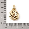 Brass Micro Pave Cubic Zirconia Pendants ZIRC-P121-01G-O-3