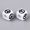 Opaque Acrylic Beads AC-N167-01A-2