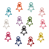 26Pcs 13 Colors Zinc Alloy Swivel Lobster Claw Clasps PALLOY-CJ0001-131-3