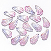 Two Tone Transparent Spray Painted Glass Pendants LS-GLAA-T016-24A-1
