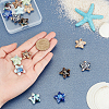 16 Pcs 8 Colors Handmade Porcelain Beads PORC-SC0001-03-3