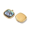 Natural Paua Shell Pendants SA-CBA11D7-14B-G-2