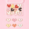 18Pcs 9 Colors Alloy Acrylic Connector Charms FIND-FS0004-33-7
