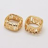 Brass Sew on Prong Settings LS-KK-E753-02LG-10x10-2