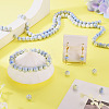 1 Strand Baking Paint Glass Beads Strands DGLA-TADJ0001-01B-5