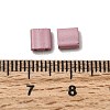 2-Hole Baking Paint Glass Seed Beads SEED-S023-17C-40-3