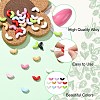 Baking Paint Alloy Beads FIND-CJC0016-45-3