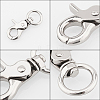 Alloy Swivel Lobster Claw Clasps PALLOY-PH0013-45P-5