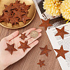 Gorgecraft 30Pcs 3 Style Rust Iron Pendants IFIN-GF0001-28-3