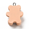 Opaque Resin Pendants X-RESI-G043-F10-3