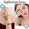 130Pcs 26 Styles Alloy Slider Charms FIND-SC0009-84-5