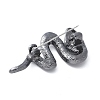 Alloy Rhinestone Snake Brooches JEWB-H028-01B-2