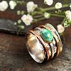 Retro Alloy Turquoise Finger Rings FS-WG5E832-04-1