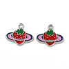 Alloy Enamel Pendants ENAM-B050-01P-3