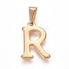 304 Stainless Steel Pendants STAS-F106-95G-R-01-1