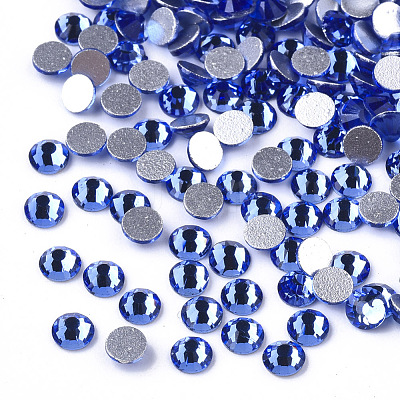 Glass Flat Back Rhinestone Cabochons RGLA-S002-20SS-04-1