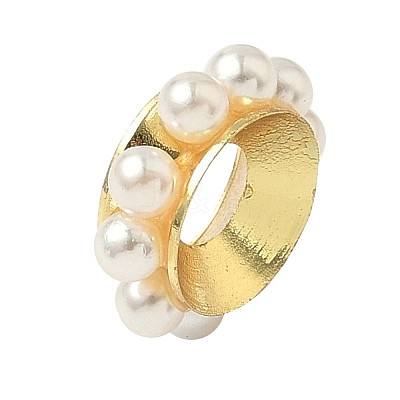 Brass European Beads KK-K293-49G-1