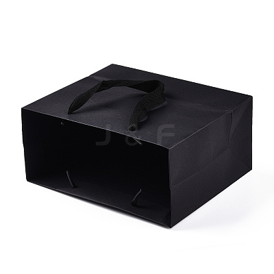 Rectangle Paper Bags with Rope Handles CARB-L011-02C-05-1