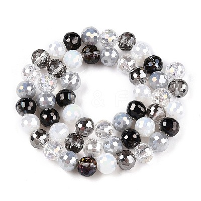 Electroplate Glass Bead Strands X-GLAA-Z006-01E-1