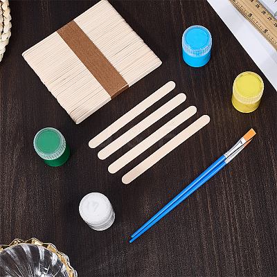 2 Sets Wood Craft Sticks DIY-CP0012-28A-1