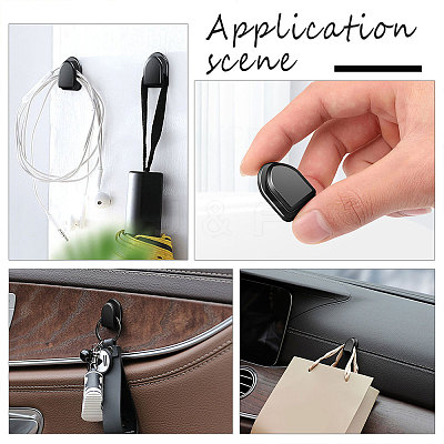 Resin Car Mini Hooks AJEW-WH0299-41-1