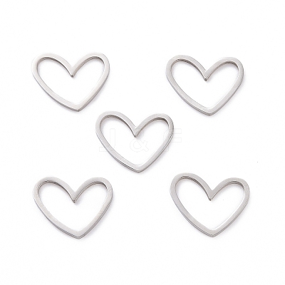 Non-Tarnish 201 Stainless Steel Linking Rings X-STAS-R111-LA105-01-1