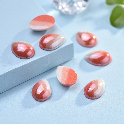 Opaque Glass Cabochons GGLA-S038-02A-10x14-1
