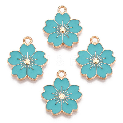 Alloy Enamel Pendants ENAM-S121-115G-1