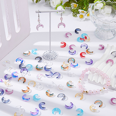 150Pcs Transparent Glass Beads GLAA-DC0001-58-1