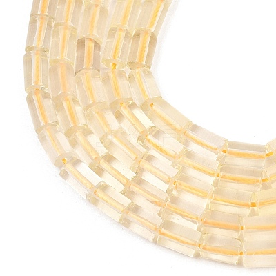 Heated Natural Lemon Quartz Beads Strands G-F832-B01-01-1