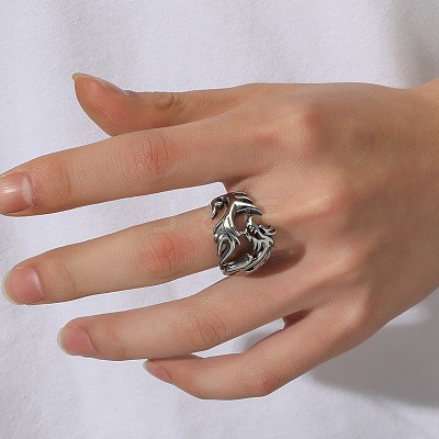 304 Stainless Steel Finger Rings for Men FS-WG003D1-03-1