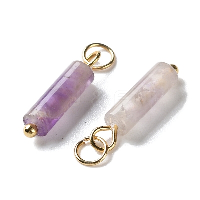 Natural Amethyst Pendants STAS-C120-01G-01-1