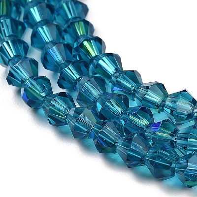 Transparent Electroplate Glass Beads Strands LS-EGLA-A039-T2mm-L01-1