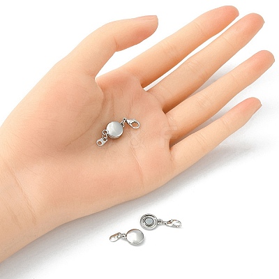 Alloy Magnetic Clasps FIND-YW0002-09P-1