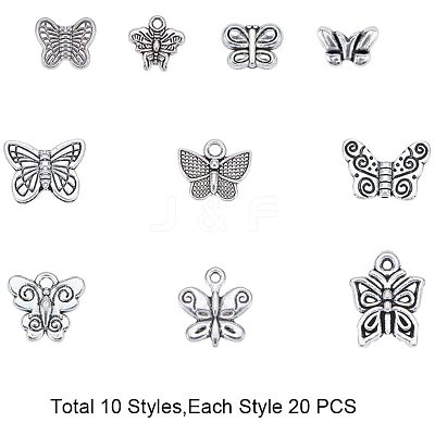 Tibetan Style Alloy Charms PALLOY-PH0012-31-1