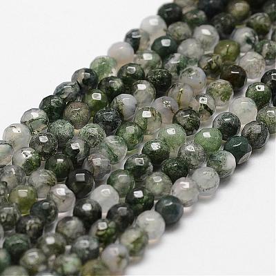 Natural Moss Agate Beads Strands G-D840-25-4mm-1