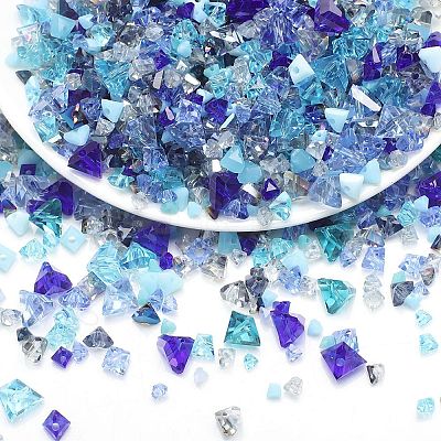Opaque & Transparent Glass Beads GLAA-G109-01J-1