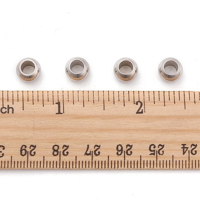 Tarnish Resistant 304 Stainless Steel Rondelle Beads X-STAS-I020-14-1