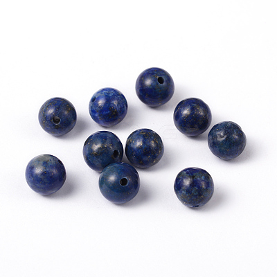 Natural Lapis Lazuli Round Beads X-G-M169-8mm-05-1